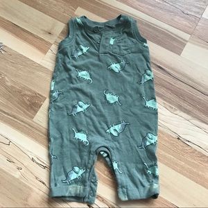 Old Navy Dinosaur romper